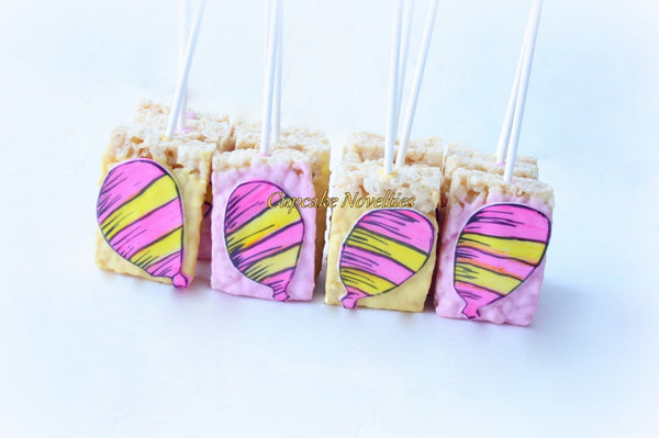 Balloon Party Baby Shower Birthday 12 Rice Krispie Treats Birthday Balloons Graduation Dessert Ideas Graduation Cookies Balloon Cookies