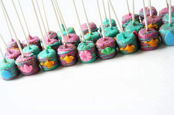 Shimmer and Shine Birthday Shimmer and Shine Party Favors Shimmer and Shine Cookies Genie Lamp Chocolate Jewels Favors Marshmallows Gemstone