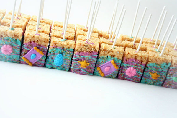 Shimmer and Shine Birthday Shimmer Shine Party Favors Magic Carpet Genie Lamp Chocolate Rice Krispie Treats Shimmer Shine Cookies Jewels Gem