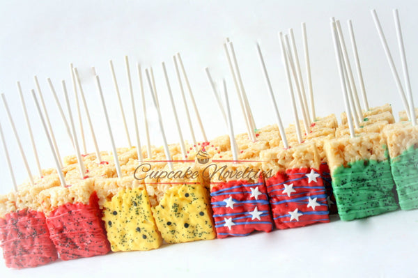 Superhero Birthday Super Hero Avengers Birthday Iron Man Birthday Captain America Birthday Party Favor Spiderman Birthday Rice Krispie Treat