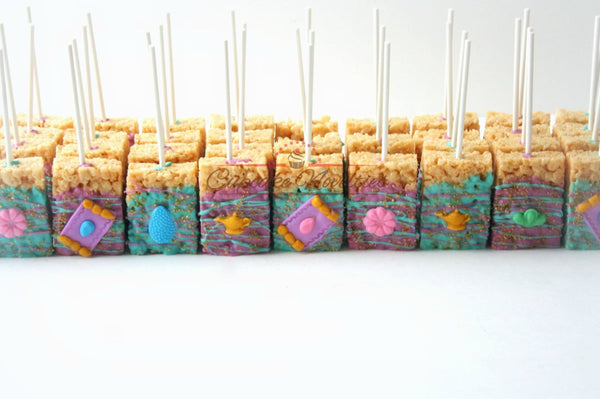 Shimmer and Shine Birthday Shimmer Shine Party Favors Magic Carpet Genie Lamp Chocolate Rice Krispie Treats Shimmer Shine Cookies Jewels Gem