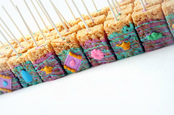 Shimmer and Shine Birthday Shimmer Shine Party Favors Magic Carpet Genie Lamp Chocolate Rice Krispie Treats Shimmer Shine Cookies Jewels Gem