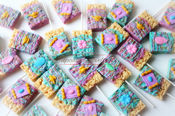 Shimmer and Shine Birthday Shimmer Shine Party Favors Magic Carpet Genie Lamp Chocolate Rice Krispie Treats Shimmer Shine Cookies Jewels Gem