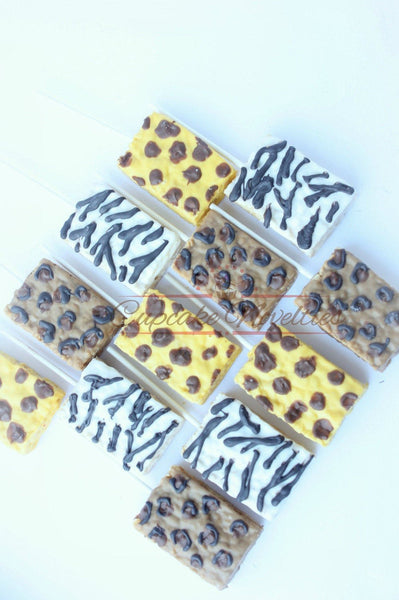 Jungle Cookies Jungle Birthday Safari Baby Shower Jungle Baby Shower Animal Print Rice Krispie Treats Animal Print Cookies Safari Cookies