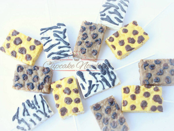 Jungle Cookies Jungle Birthday Safari Baby Shower Jungle Baby Shower Animal Print Rice Krispie Treats Animal Print Cookies Safari Cookies
