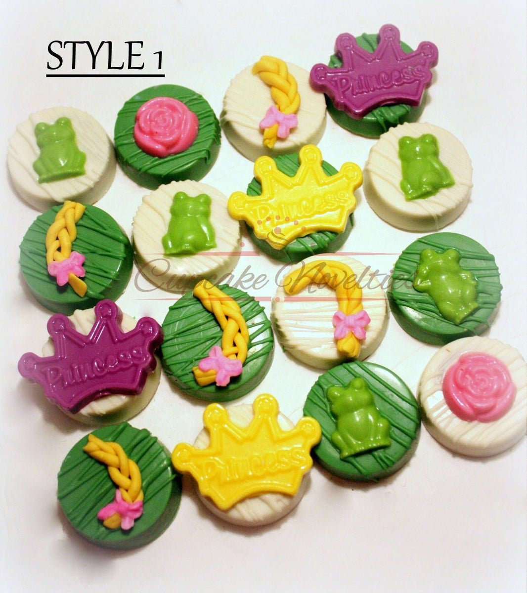 Rapunzel fashion cookies 12 cookies(12)