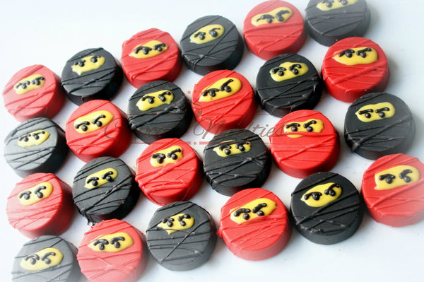 Ninja Birthday Ninja Cookies Martial Arts Birthday Karate Cookies Karate Party Karate Birthday Building Block Ninja Party Favors Martial Art
