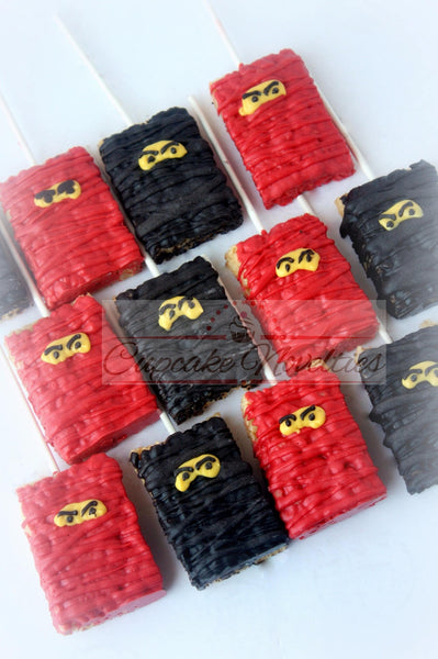Ninja Birthday Ninja Cookies Martial Arts Birthday Karate Cookies Karate Party Karate Birthday Building Block Ninja Party Favors Martial Art