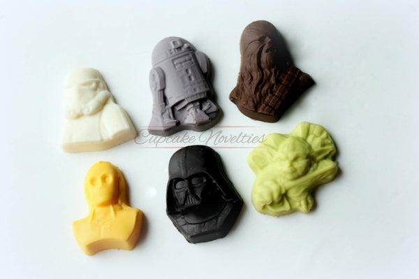 Star Wars Birthday Star Wars Party Star Wars Favors Darth Vader Cookies Yoda Cookies Star Wars Chocolate Rice Krispie Treats Star Wars Baby