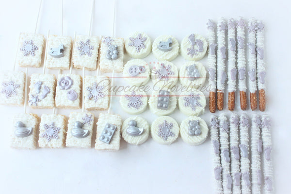 Winter Onederland Birthday Pink Silver First Birthday Winter Wedding Favors Winter Baby Shower Winter Party Pink Silver Wedding Snowflake