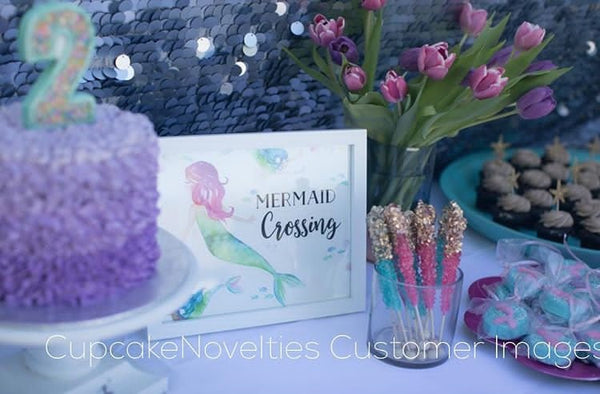Shimmer and Shine Birthday Mermaid Birthday Princess Birthday Mermaid Party Under the Sea Birthday Teal Pink Wedding Shimmer Shine Cookies