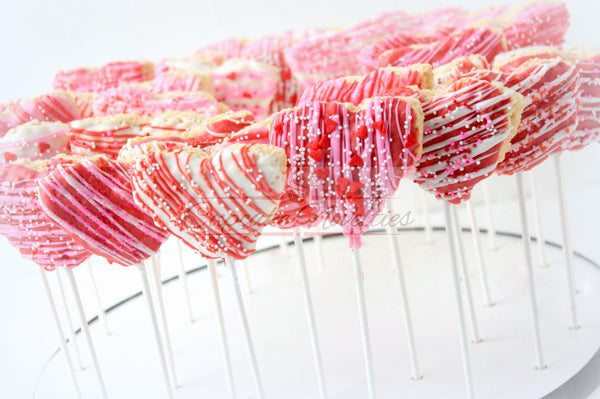 Valentines Day Cookies Galentines Day Cookies Valentines Day Gifts Valentines Party Favor Valentine Dessert Rice Krispie Treats Heart Cookie