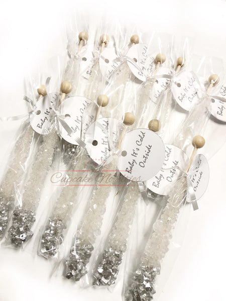 Baby It’s Cold Outside Winter Onederland Cookie Winter Wedding Favor Winter Baby Shower Winter Birthday Party Silver Wedding Anniversary