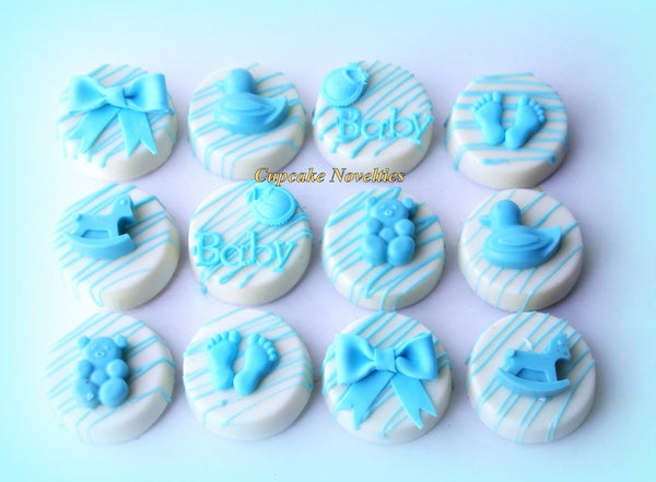 Baby Shower Cupcakes Baby Footprints Baby Feet Fondant Toppers DIY Cute Edible Boy Girl Baby Neutral Baby Steps Baby Sprinkle 1st Birthday
