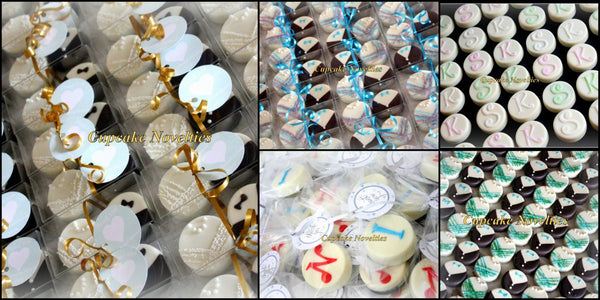 Edible Wedding Favors Bride Groom Rice Krispie Treats 12 Chocolate Dessert Table Rehearsal Bridal Shower Dessert Idea Unique Favors Monogram