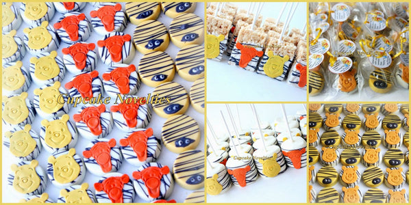 Winnie The Pooh Birthday Winnie the Pooh Baby Shower Winnie the Pooh Cookies Chocolate Rice Krispie Treats Pooh Baby Shower Hunny Pots