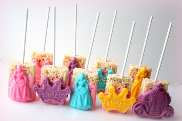 Princess Birthday Princess Cookies Crown Chocolate Pops Tiara Chocolate Candy Pops Princess Party Favors Dessert Princess Carriage Favors
