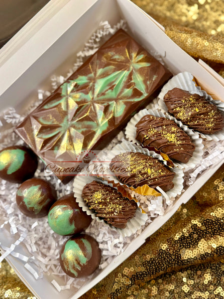 Dubai Chocolate Treat Box Dubai Chocolate Bar Truffles Dubai Chocolate Dates Chocolate Brownies Eid Party Favors Ramadan Eid Chocolate Eid Desserts Package Eid Gift for Kids Eid Mubarak Eid Al Adha Decor Pistachio Kunafa