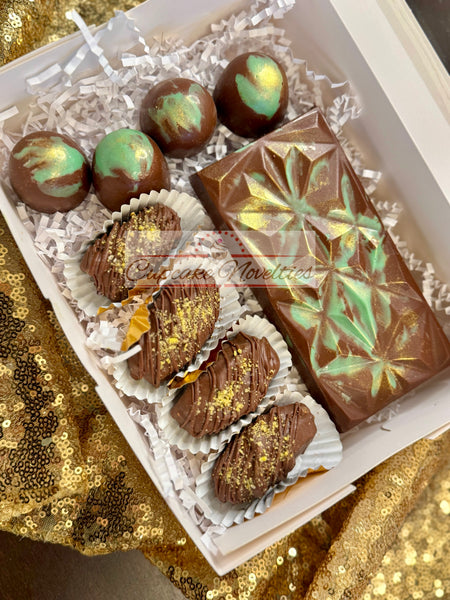 Dubai Chocolate Treat Box Dubai Chocolate Bar Truffles Dubai Chocolate Dates Chocolate Brownies Eid Party Favors Ramadan Eid Chocolate Eid Desserts Package Eid Gift for Kids Eid Mubarak Eid Al Adha Decor Pistachio Kunafa