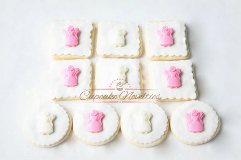 Angel Cookies Fairy Cookies First Holy Communion Cookies Christening Cookies Baptism Cookies Baptism Favors Fairy Birthday Fairy Party Favor