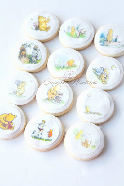Classic Winnie the Pooh Baby Shower Classic Pooh Baby Shower Pooh Cookies Vintage Winnie the Pooh Birthday Favors Pooh Baby Shower Piglet