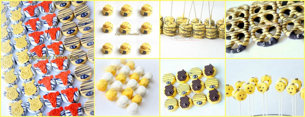 Bumble bee Birthday Party Bumble Bee Baby Shower What Will it Bee Gender Reveal Favors Bee Cookies Bee Marshmallows Pooh Birthday Pooh Baby