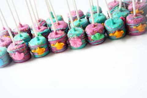Shimmer and Shine Birthday Shimmer and Shine Party Favors Shimmer and Shine Cookies Genie Lamp Chocolate Jewels Favors Marshmallows Gemstone