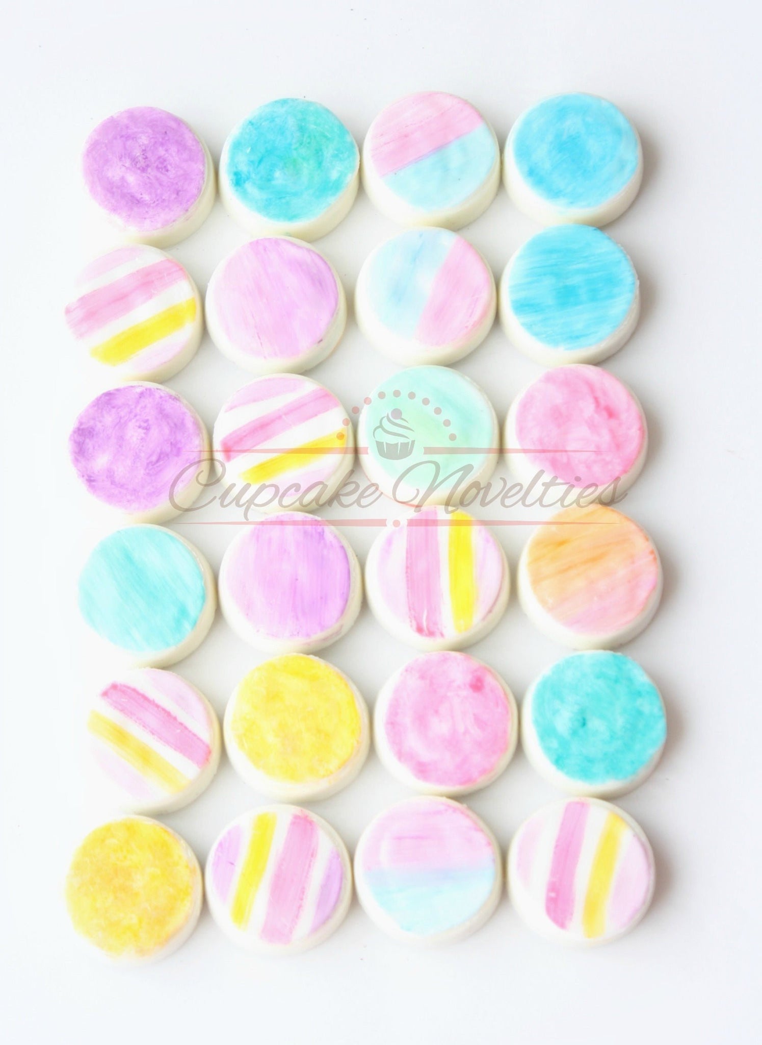 Paint Party Watercolor Cookies Art Birthday Watercolor Oreos