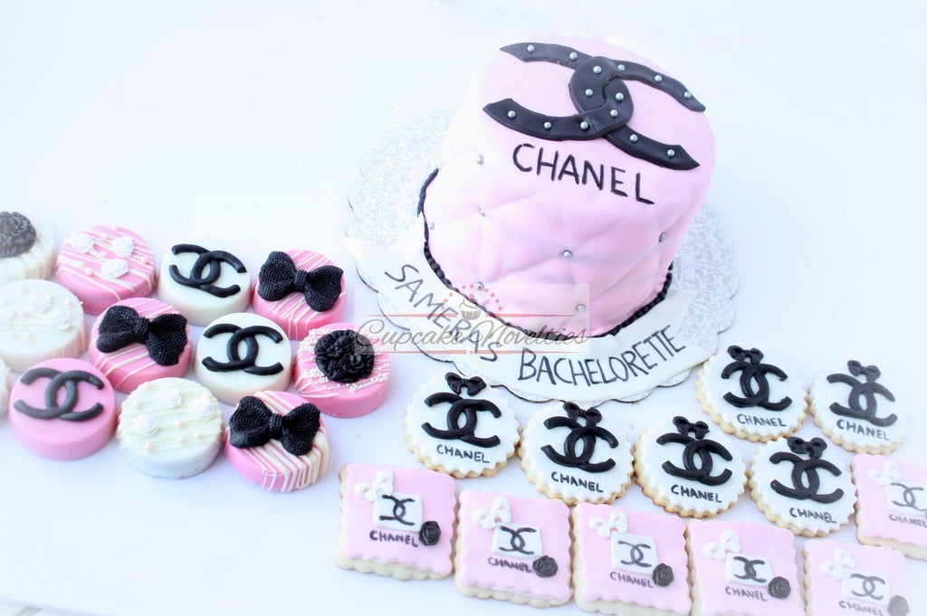 Pink and Gold CHANEL Party Favors - CHANEL Birthday Candy Bars - CHANEL  Theme Party