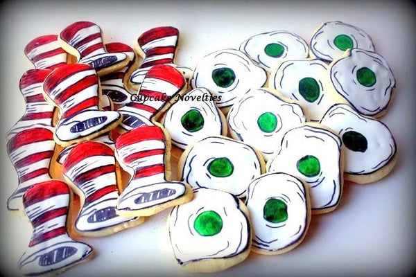 Red White Blue Birthday Party Baby Shower Chocolate dipped Pretzels Cookies Party Favors 4th of July Red White Blue Patriotic Cat Party
