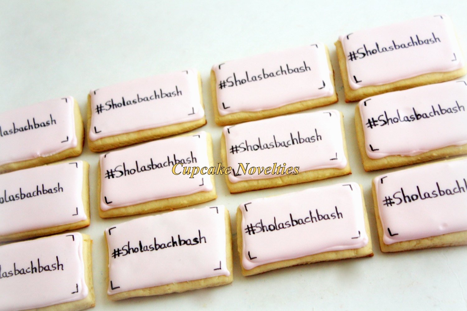 Hashtag Cookies Decorated Sugar Cookies Wedding Welcome Bags Treats Wedding Favors Corporate Logo Theme Corporate Gift Instagram Tag Cookies