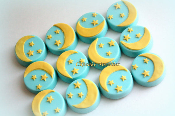 Twinkle Twinkle Little Star Birthday Party Baby Shower Chocolate covered Oreos Cookies Party Favor Classroom Treats Nursery Rhymes Baby Idea