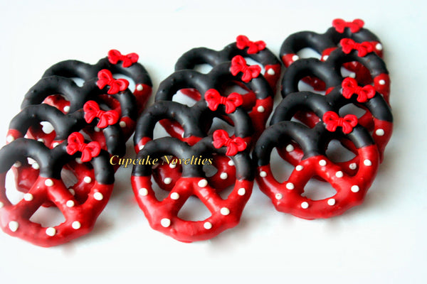Red Black Yellow Buttons Boy Birthday Party Favors Boy Birthday Cookies Chocolate dipped Pretzels Outfit Cookies Dessert Table Treats Favors