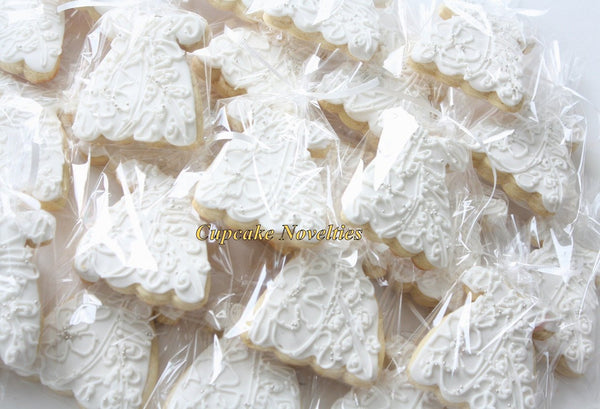 Baptism Cookies First Holy Communion Cookies Christening Cookies Baptism Dress Cookies Gifts Edible Favors Baptism Favors Baby Dress Cookies