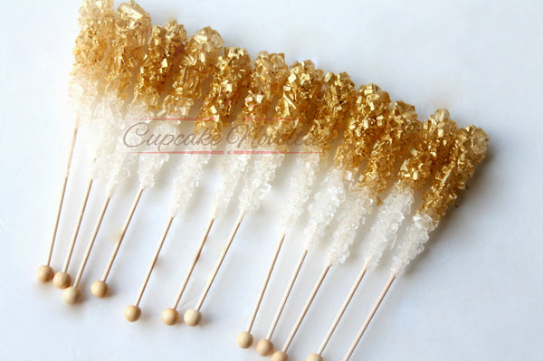 White Gold Wedding Favors, Unicorn Birthday, Unicorn Baby Shower, White Wedding Favors, Christmas Wedding, Holiday Wedding, White Gold Rock Candy, Edible Wedding Favors, Wedding Dessert Table, Wedding Candy Bar